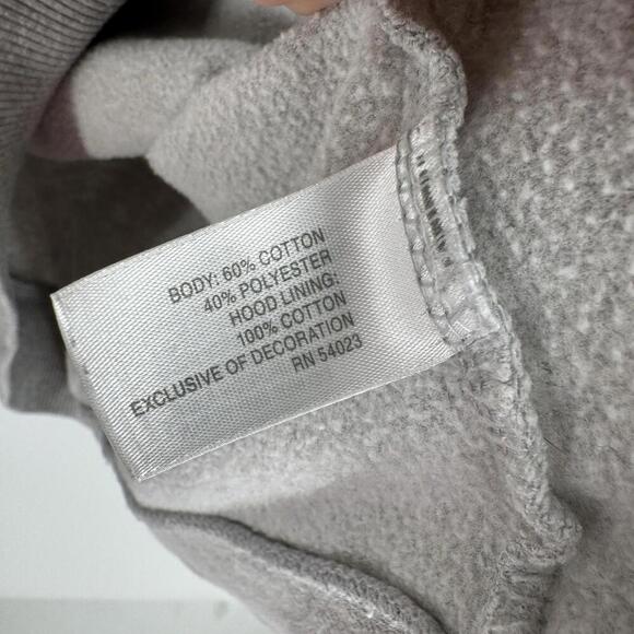 Vintage Old Navy sweatshirt womens large L gray full zip california love y2k 90s - Picture 4 of 5